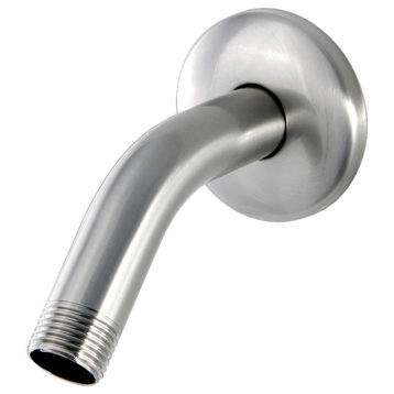 Showerscape 6" Shower Arm With Flange, Brushed Nickel