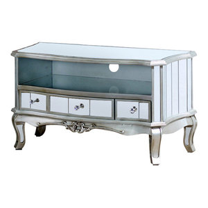 Vintage Mirrored Tv Cabinet Tiffany Range Victorian Tv