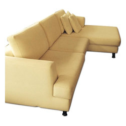 Italy Casa Off White Sectional Sofa - Sectional Sofas