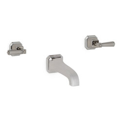 Harrison Lever Wall Mount Tub Set - Bathtub Faucets