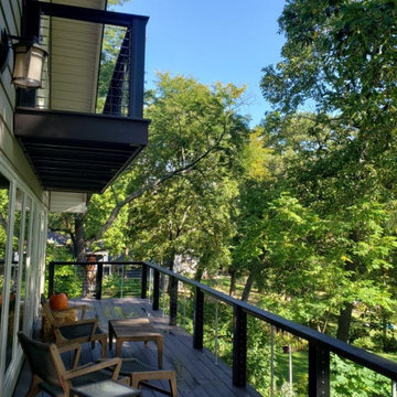 Cable Rail & Azek Hickory Decking