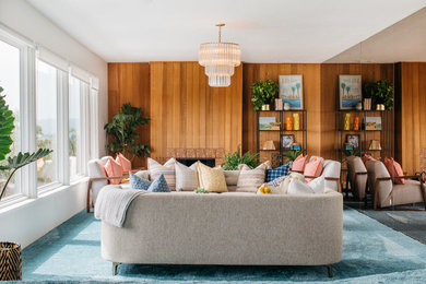 Inspiration for a 1960s home design remodel in San Diego