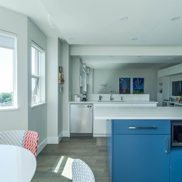 Transitional Home with Pops of Color