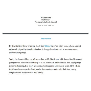 Los Angeles Times: ADU Feature Publication