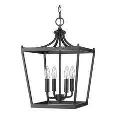 Acclaim Lighting IN11133 Kennedy 4 Light 13"W Taper Candle - Matte Black