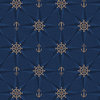 10'x14' Custom Area Rug Mariners Tale, Nylon Stainmaster Carpet, Blue