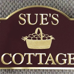 Custom Signature Sign - House Numbers