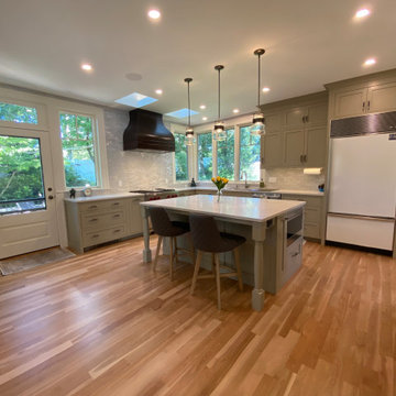 Newton Kitchen, Rear entry & Basement Stair Project