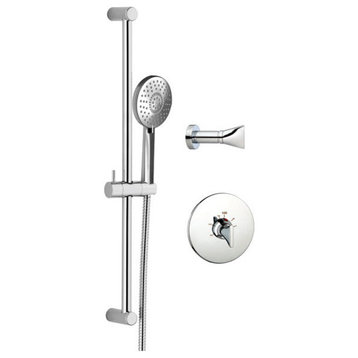 Extend Pressure Balance Handheld Shower Set, Brushed Nickel