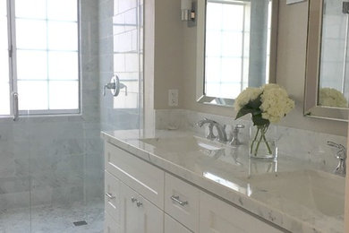 Inspiration for a transitional bathroom remodel in San Francisco