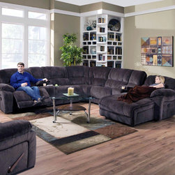 Championship Reclining Sectional - Sectional Sofas