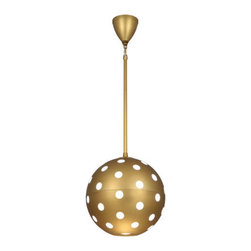 Rico Espinet Nova Matte Brass Pendant Light - Pendant Lighting