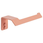 Manillons - Slim Toilet Paper Holder, Matte Salmon - Give color to your bathroom toilet paper holder and Immerse yourself in the latest bathroom decoration trend with our matte colored accessories collection. Contemporary design that adds a modern touch to your space. Includes elegant towel bars, toilet paper holders, hooks, and more. Elevate your bathroom with the best of current fashion.