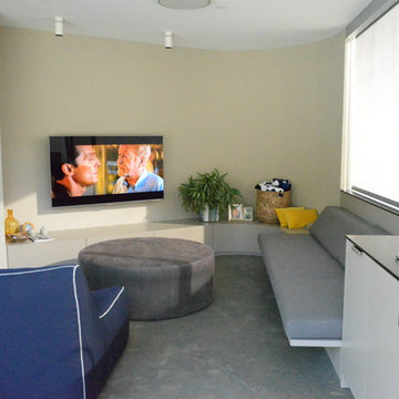 Marin Poolhouse and Concealed speakers, done 3 ways