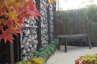 Inspiration for an industrial patio remodel in Philadelphia