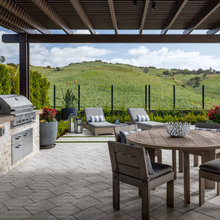 summer kitchen and extended patio