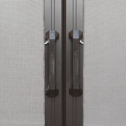 Retractable Door Screen With Latching Handle by Phantom Screens - Home Improvement