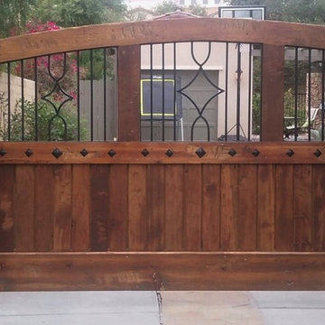 Driveway Gates Santa Luz 2016 Old wood 2-1/2"th