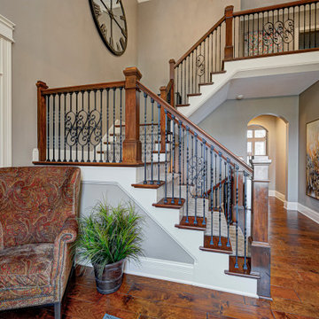 Chic Fishers Renovation: Staircase
