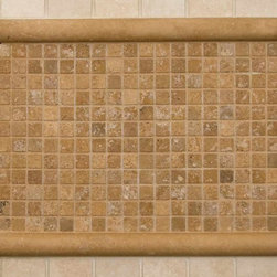 Travertino Beige Porcelain And Tuscany Walnut, Noce Travertine - Tile