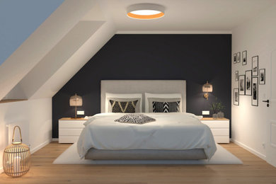 Wellnessbereich und Schlafzimmer im Norden Münchens