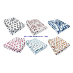 hand block printed cotton fabric - Products
