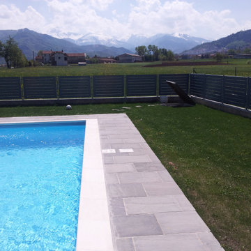 La piscina nell'entroterra