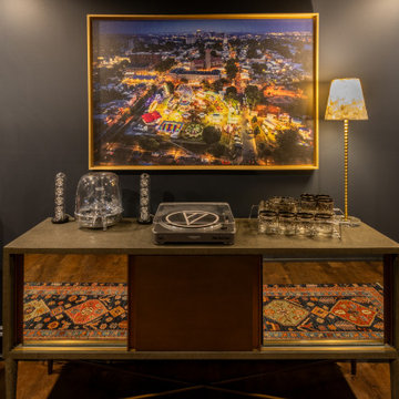 Moody Basement Blues: Remodel Transforms 1887 Cellar to Stunning Living Space