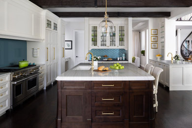 Kitchen - transitional kitchen idea in Denver