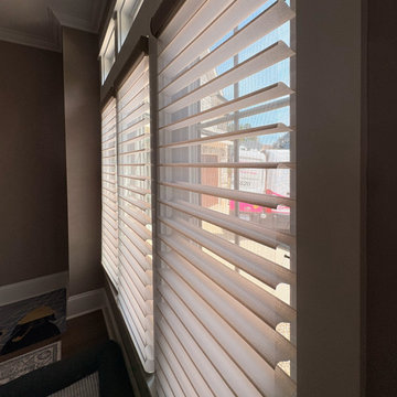 Motorized Hunter Douglas Silhouette Shades for Lake Norman Mooresville NC