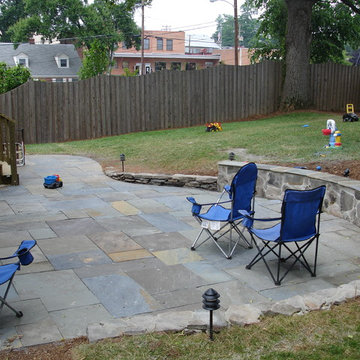 Patios with Seating Bench