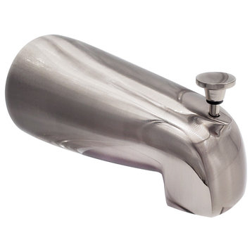 Nose Diverter 5.5" Tub Spout In Satin Nickel