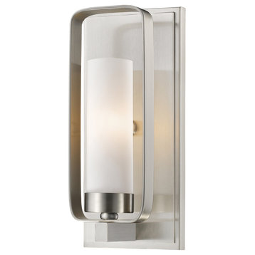 Aideen 1-Light Wall Sconce, Brushed Nickel