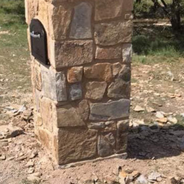 Retaining Walls, mailboxes, & columns, signs