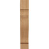 1 3/4"W x 5"D x 10"H Extra Large Dearborn Wood Corbel, Red Oak
