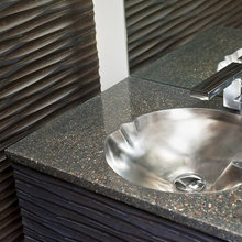 Glass house powder room concepts