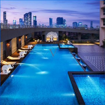 spectacular swimming pool in South Mumbai