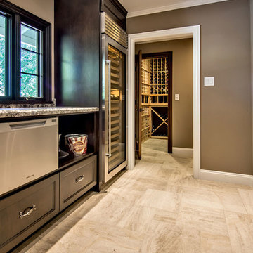 Baumaniere limestone in Wine Room