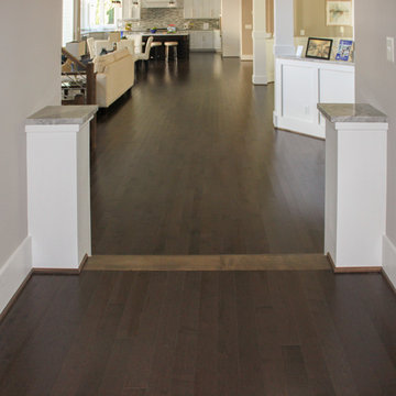 22_Stainless Steel & Dark Wooden Treads in Fabulous New Home, Vienna, VA 22180