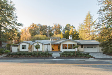 Transitional exterior home idea in San Francisco