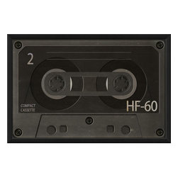 The Artwork Factory - Cassette Tape 5 Blank Framed Artwork - Prints And Posters