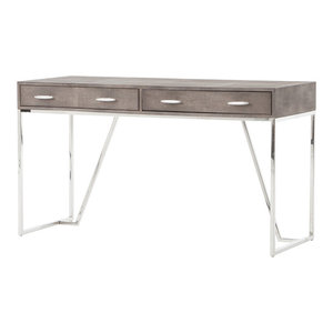 Faux Shagreen Desk Contemporary Desks And Hutches By The