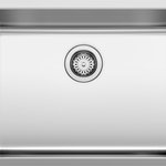 Blanco - Blanco 442766 Formera 25"x18" Undermount Kitchen Sink, Stainless Steel - A beautifully crafted collection that starts with practicality and ends with a beautiful lustrous finish, for a perfect kitchen sink. The elegant R30 radius and smooth steel surface is aesthetically pleasing, but also makes clean up easy.  This NEW versatile collection has a solution to fit any design, available in a range of sizes and bowls from spacious kitchens to small entertainment stations. The FORMERA collection blends clean modern lines with functional practicality for a simply stunning look.  This 25� Medium Single Bowl is the ideal fit for smaller countertops. Its compact size is a perfect utilitarian option that gives you more counter space for meal prepping.