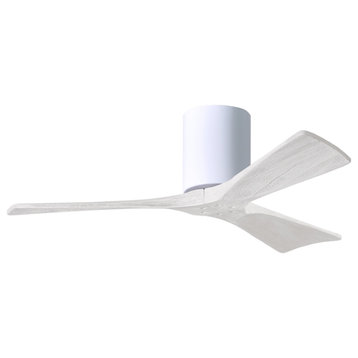 Irene-3H 42" Ceiling Fan, Gloss White/Matte White
