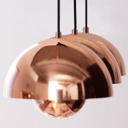Verner Panton Flowerpot VP1 Pendant by &Tradition - Pendant Lighting