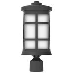 Craftmade - Craftmade Composite Lanterns 1 Light 17" Post Mount, Matte Black - Craftmade's Composite Lantern collection features 3 different styles molded of durable non-corrosive UV resistant resins warranted for 5 years. These lanterns are at home even in the harshest environments.