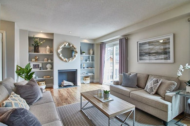 Living room - transitional living room idea in Other