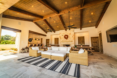 Inspiration for a southwestern patio remodel in Other
