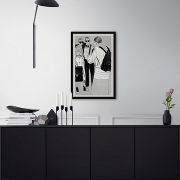 "Perfect Capture" Framed Painting Print