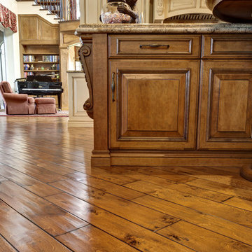 Tradtional Hickory Stair & Solid Birch Floors